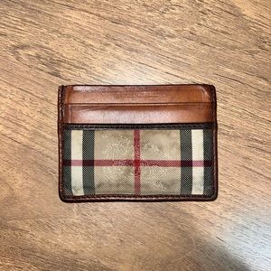 Authentic Vintage Burberry Card Holder